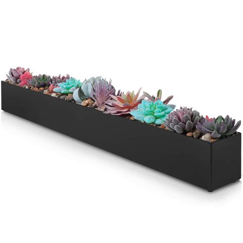 box planters 6 inch metal arm|6 inch potted planters.